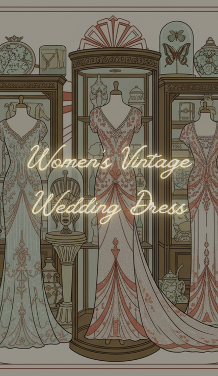 Women's Vintage Wedding Dress