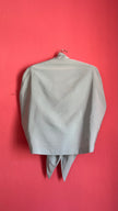 Vintage 1940s Pale Blue Silk Taffeta Tie-Front Bolero