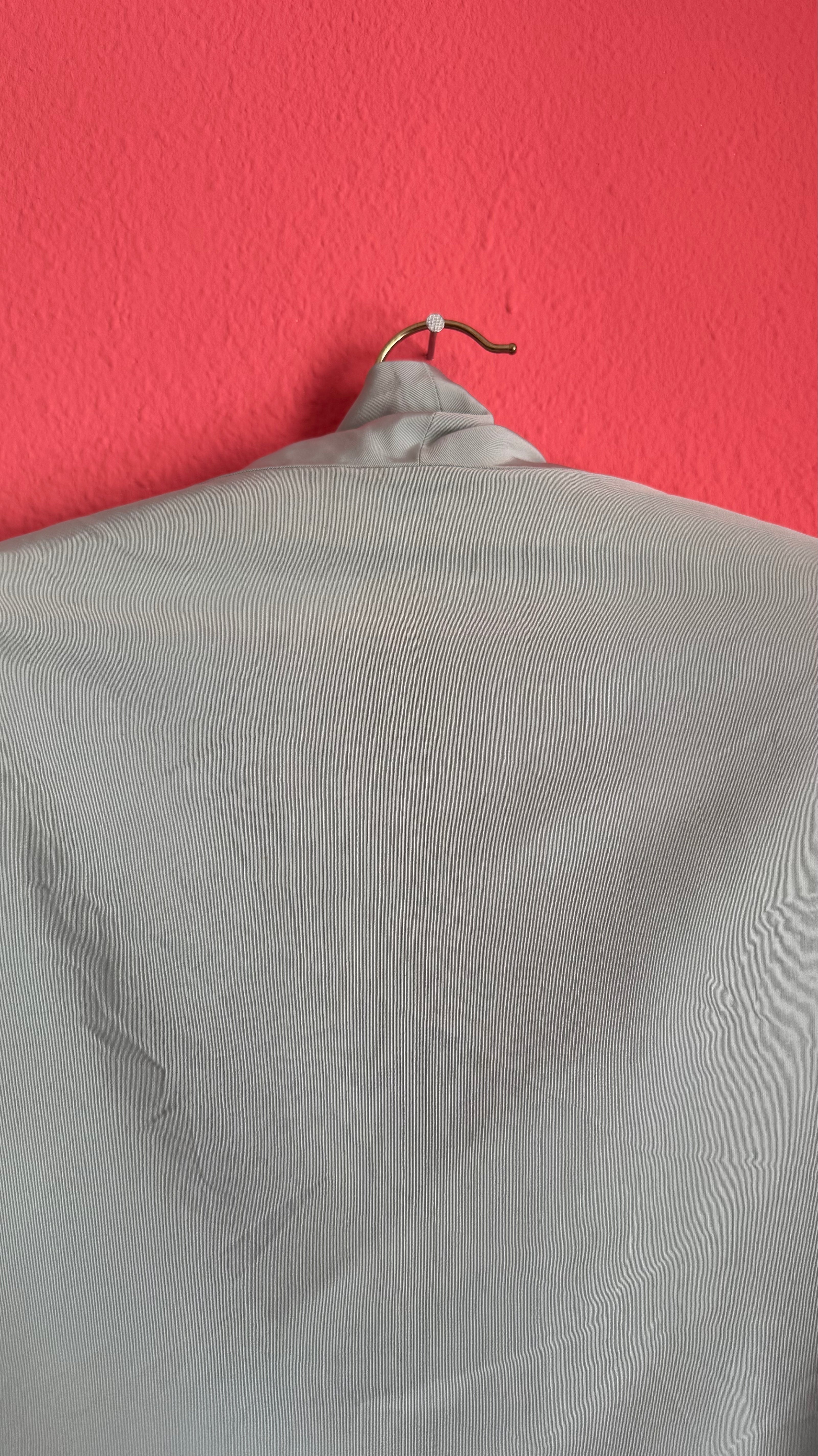 Vintage 1940s Pale Blue Silk Taffeta Tie-Front Bolero