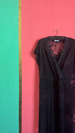 Vintage 1990s Louis Féraud Black Lace Lingerie Maxi Dress