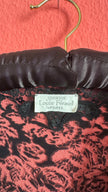 Vintage 1990s Louis Féraud Black Lace Lingerie Maxi Dress