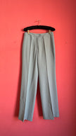 Vintage 1990s Basler Light Grey Schurwolle Tailored Trousers