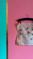 Vintage Estimated 1950s Ballerina Print Cream Foulard