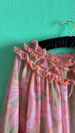 Vintage 1970s Pink Ruffle Nightgown
