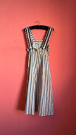 Vintage 1970s Sascha Morell Striped Cotton Jumpsuit