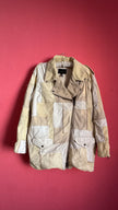 Vintage Isabel Marant Patchwork Denim Biker Jacket