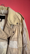 Vintage Isabel Marant Patchwork Denim Biker Jacket
