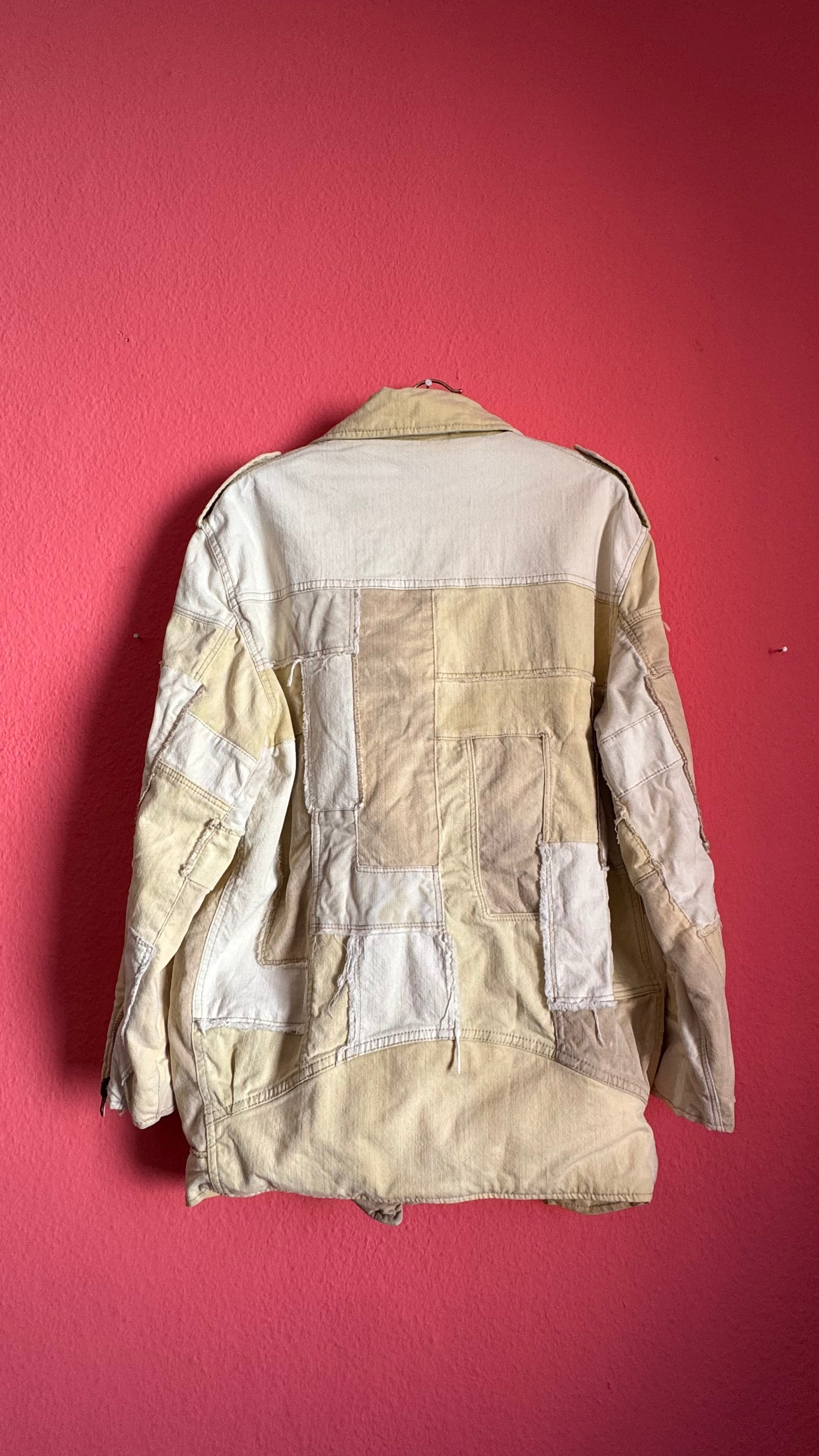 Vintage Isabel Marant Patchwork Denim Biker Jacket