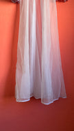 Vintage 1960s Pale Pink Ruffle Nightgown Set