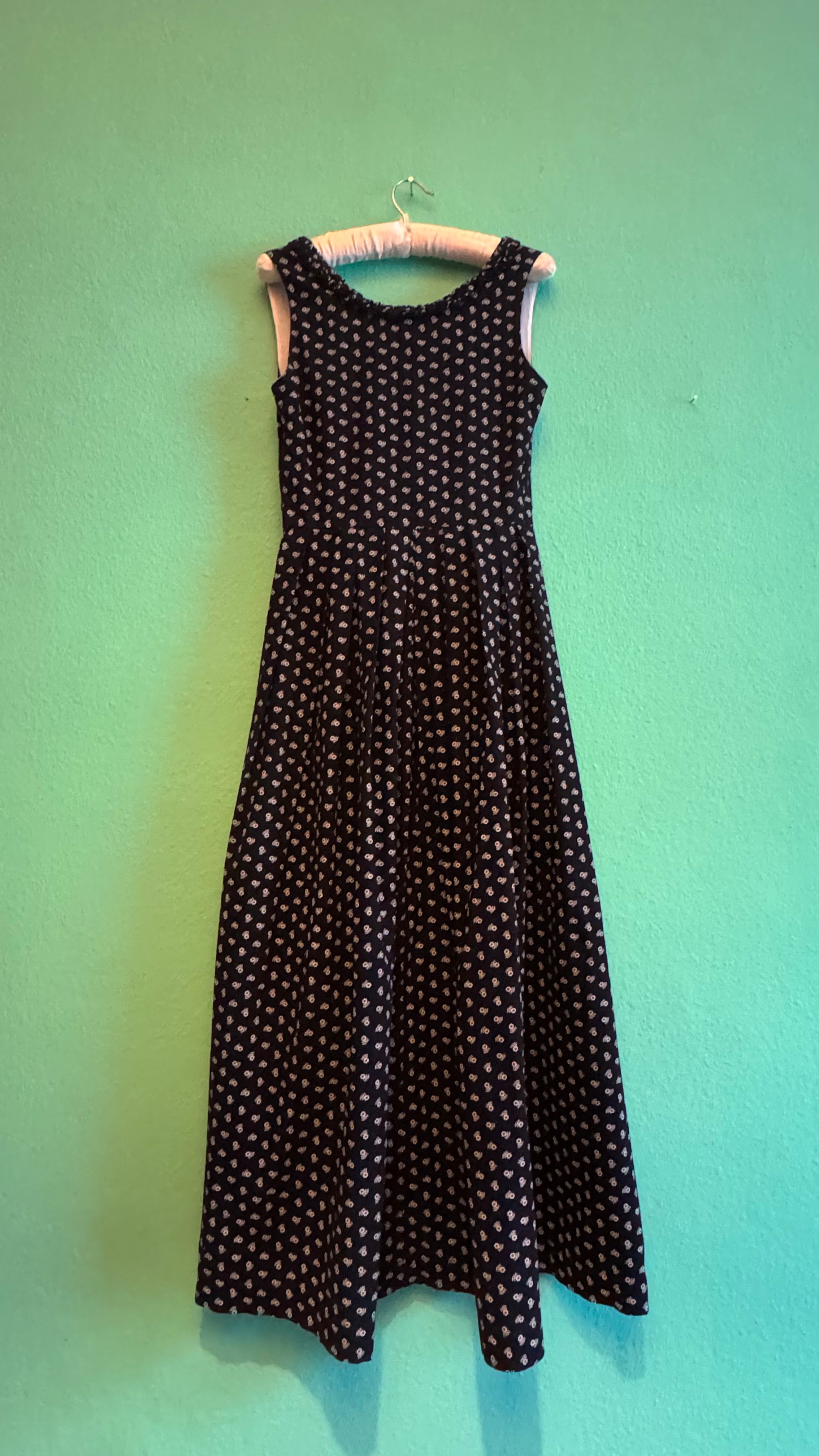 Vintage 1980s Original Steindl Cotton Dirndl With Plaid Apron
