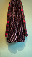 Vintage 1980s Original Steindl Cotton Dirndl With Plaid Apron
