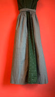 Vintage 1980s Sportalm Green Dirndl With Light Blue Apron