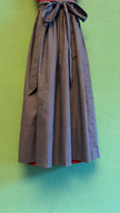 Vintage 1980s Red Dirndl With Light Blue Apron