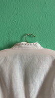 Vintage 1960s Ivory Lace Dirndl Blouse