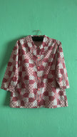 Vintage 1970s Cotton Patchwork Print Shirt Jacket