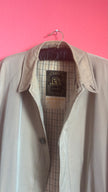 Vintage 1980s Men’s Beige Trench Coat By Robinow London