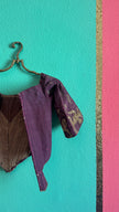 Vintage 19th-Century Purple Embroidered Historical Jacket