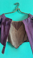 Vintage 19th-Century Purple Embroidered Historical Jacket