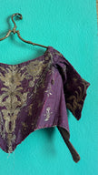Vintage 19th-Century Purple Embroidered Historical Jacket