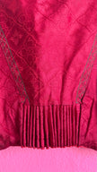 Vintage Traditional Dirndl Vest in Red Jacquard and Cotton