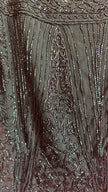 Vintage 1920s Black Silk Beaded Evening Top