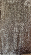 Vintage 1920s Ivory Fur-Trim Glass Beaded Evening Jacket