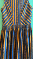 Vintage 1980s Striped Cotton Dirndl Dress by Alphorn
