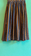 Vintage 1980s Striped Cotton Dirndl Dress by Alphorn