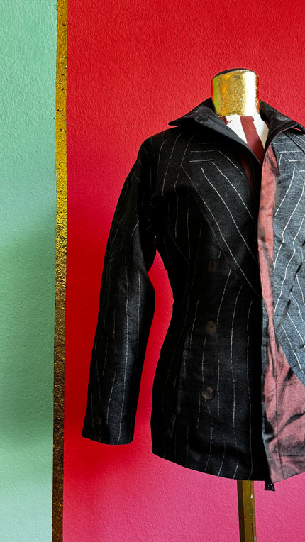 Jean Paul Gaultier Striped Blazer | Italian Made Designer Jacket