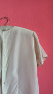 Vintage 1980s Ivory Lace Ruffle Blouse