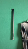 Vintage 1980s Black & Ivory Striped Cotton Belted Dress