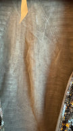 Vintage 1980s Silver Sequin Tie-Front Evening Top