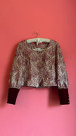 Vintage 1970s Dietrich Burgundy Brocade And Velvet Dirndl Set