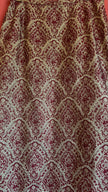 Vintage 1970s Dietrich Burgundy Brocade And Velvet Dirndl Set