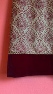 Vintage 1970s Dietrich Burgundy Brocade And Velvet Dirndl Set