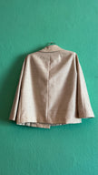 Vintage 1980s Cream Wool Blend Skirt Suit Set By Exquisit + Chic