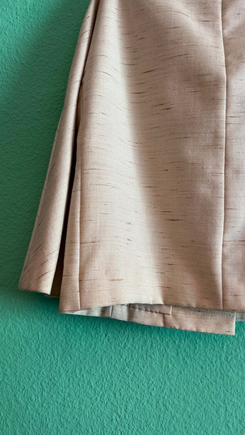 Vintage 1980s Cream Wool Blend Skirt Suit Set By Exquisit + Chic