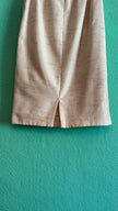 Vintage 1980s Cream Wool Blend Skirt Suit Set By Exquisit + Chic