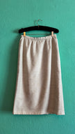 Vintage 1980s Cream Wool Blend Skirt Suit Set By Exquisit + Chic