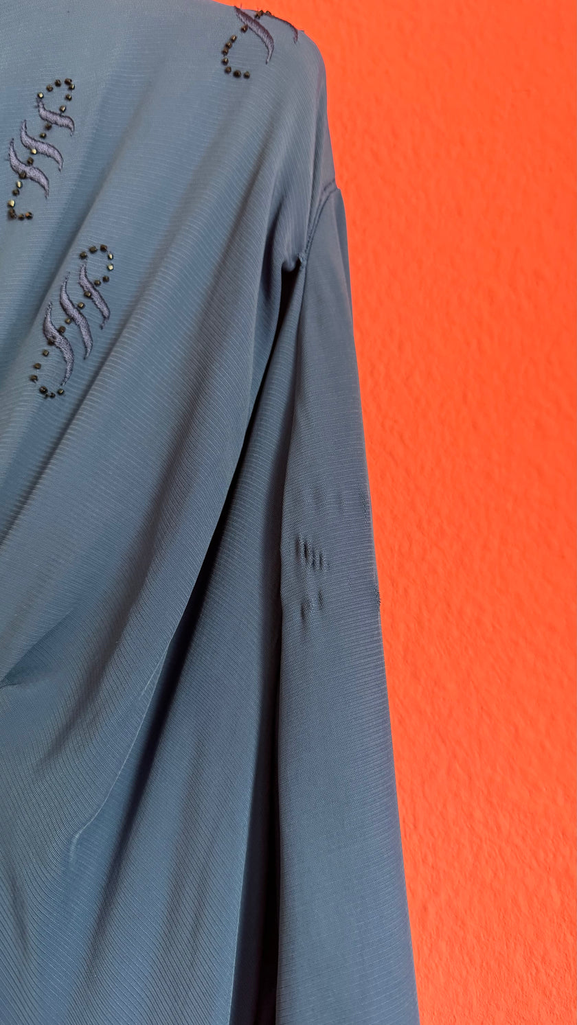 Vintage 1940s Navy Rayon Dress By Original Wiesinger Augsburg