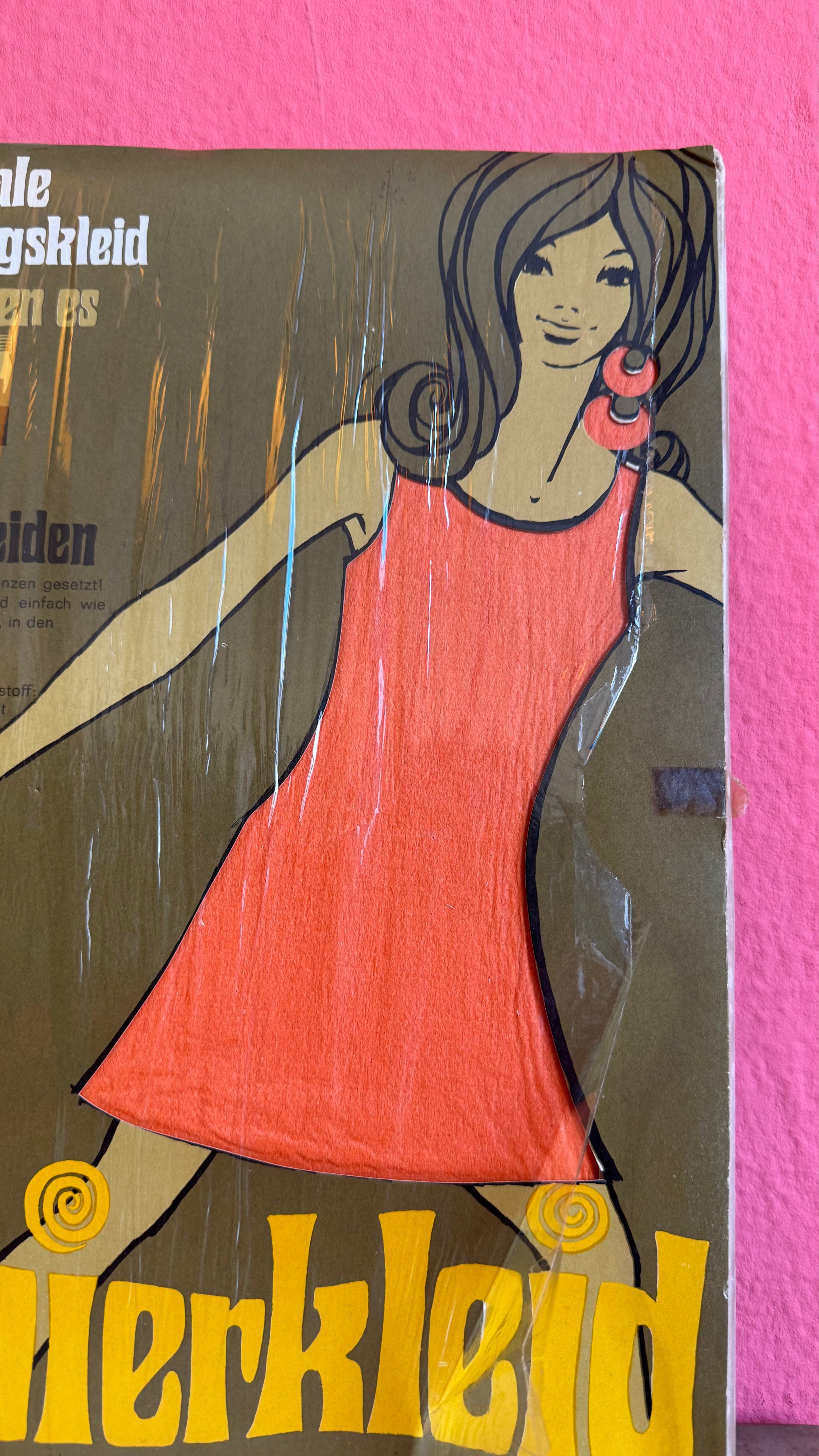 Vintage 1960s Papierkleid Paper Dress Costume Kit