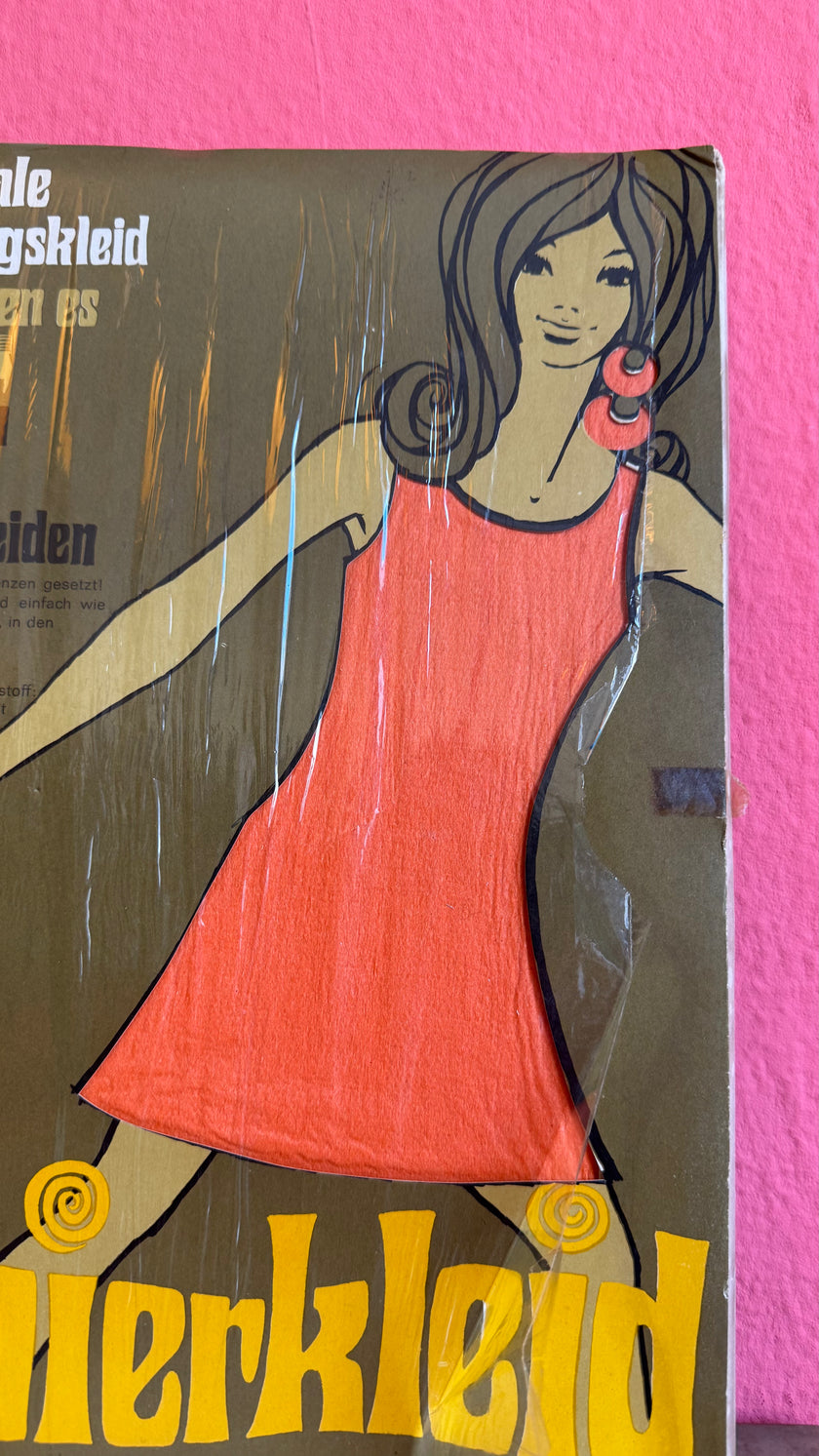 Vintage 1960s Papierkleid Paper Dress Costume Kit