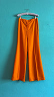 Vintage 1970s Orange Flared Trousers