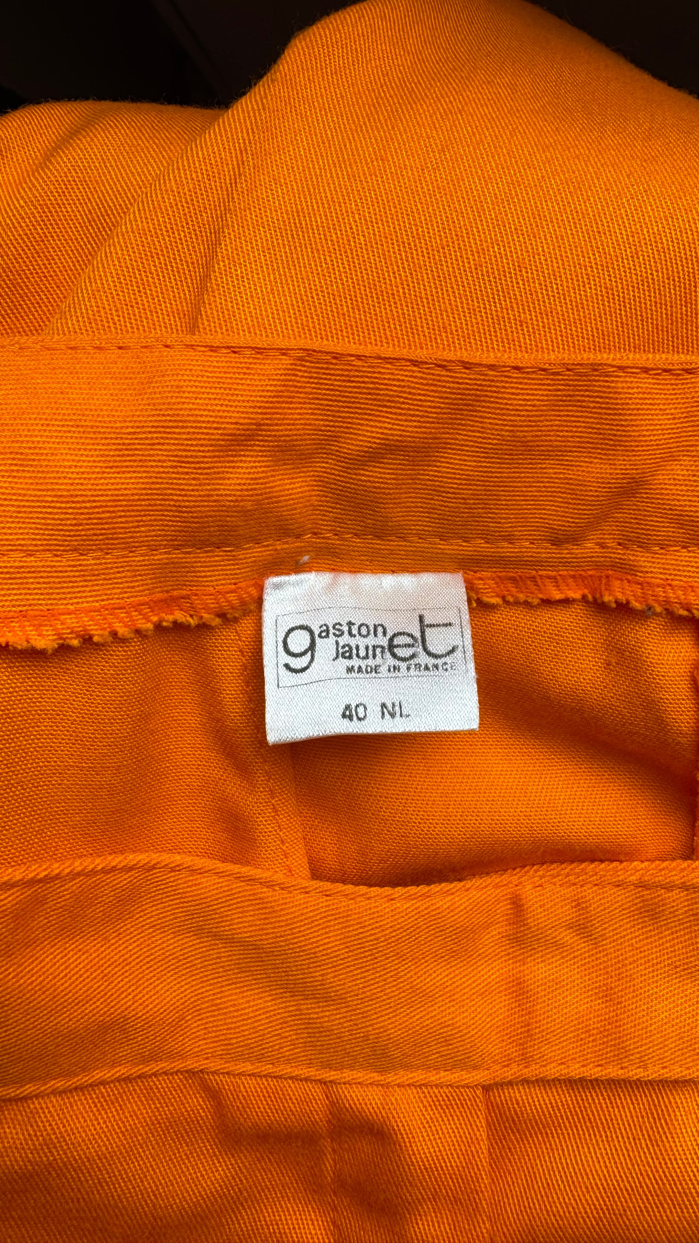 Vintage 1970s Orange Flared Trousers