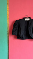 Vintage 1980s Black Vera Mont Bolero Jacket