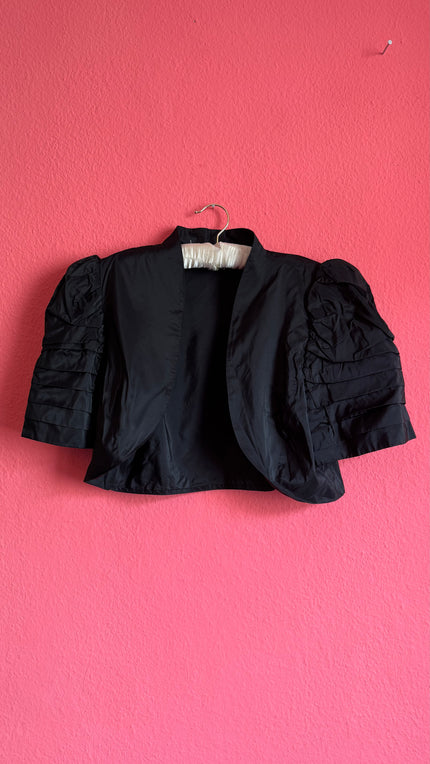 Vintage 1980s Black Vera Mont Bolero Jacket