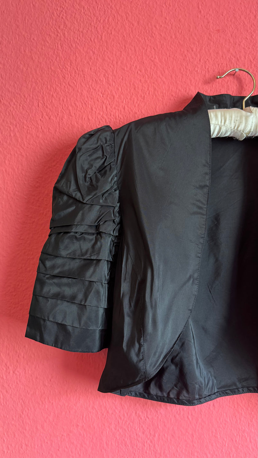 Vintage 1980s Black Vera Mont Bolero Jacket