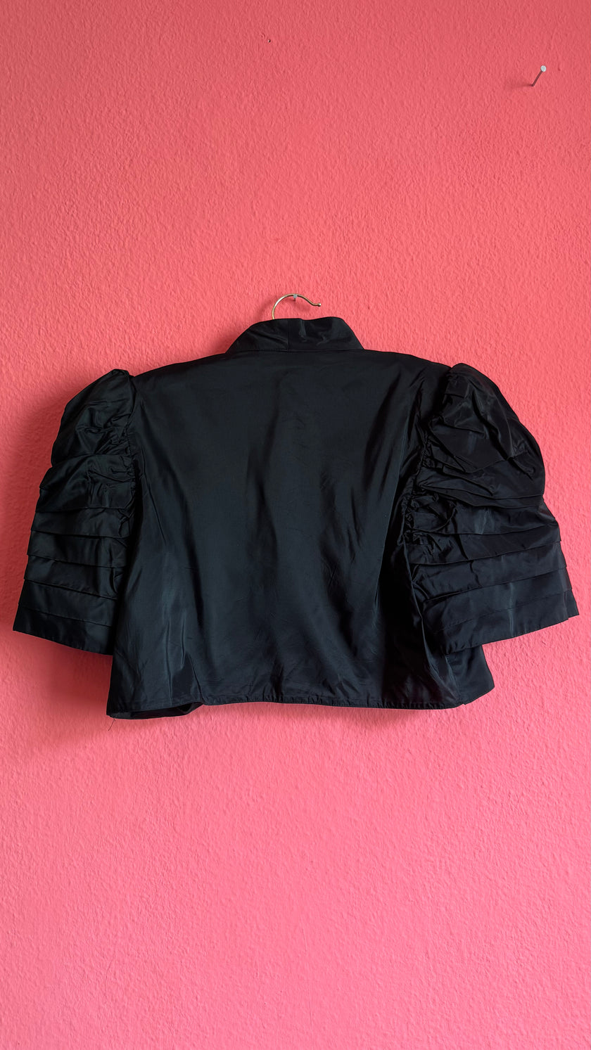 Vintage 1980s Black Vera Mont Bolero Jacket