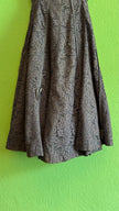 Vintage 1950s-Style Blue Cotton Floral Lace Dress