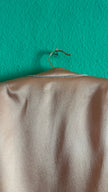 Vintage 1990s Peach Silk Jacket with Delicate Beaded Trim